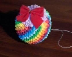 Цветочный шар из бумаги пошаговая инструкция